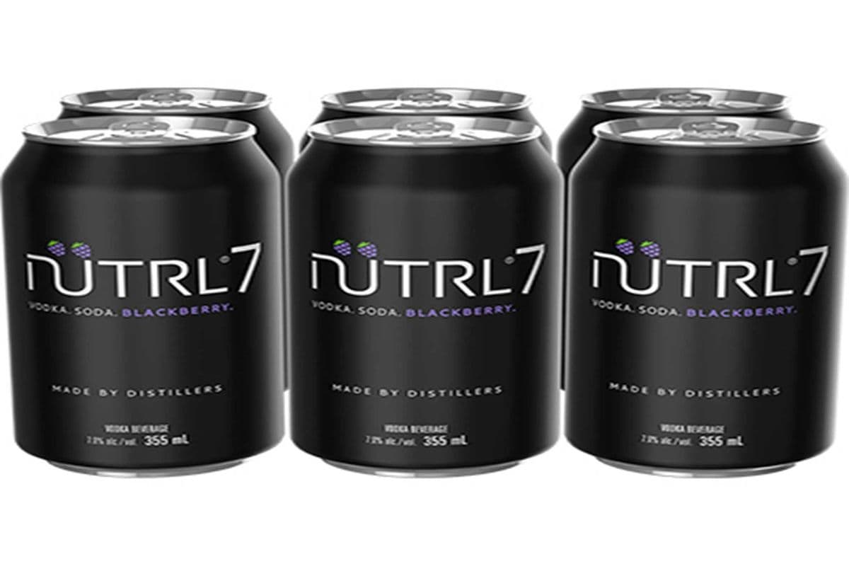 113887. NUTRL VODKA SODA 7% BLACKBERRY (1 x 6pc)
