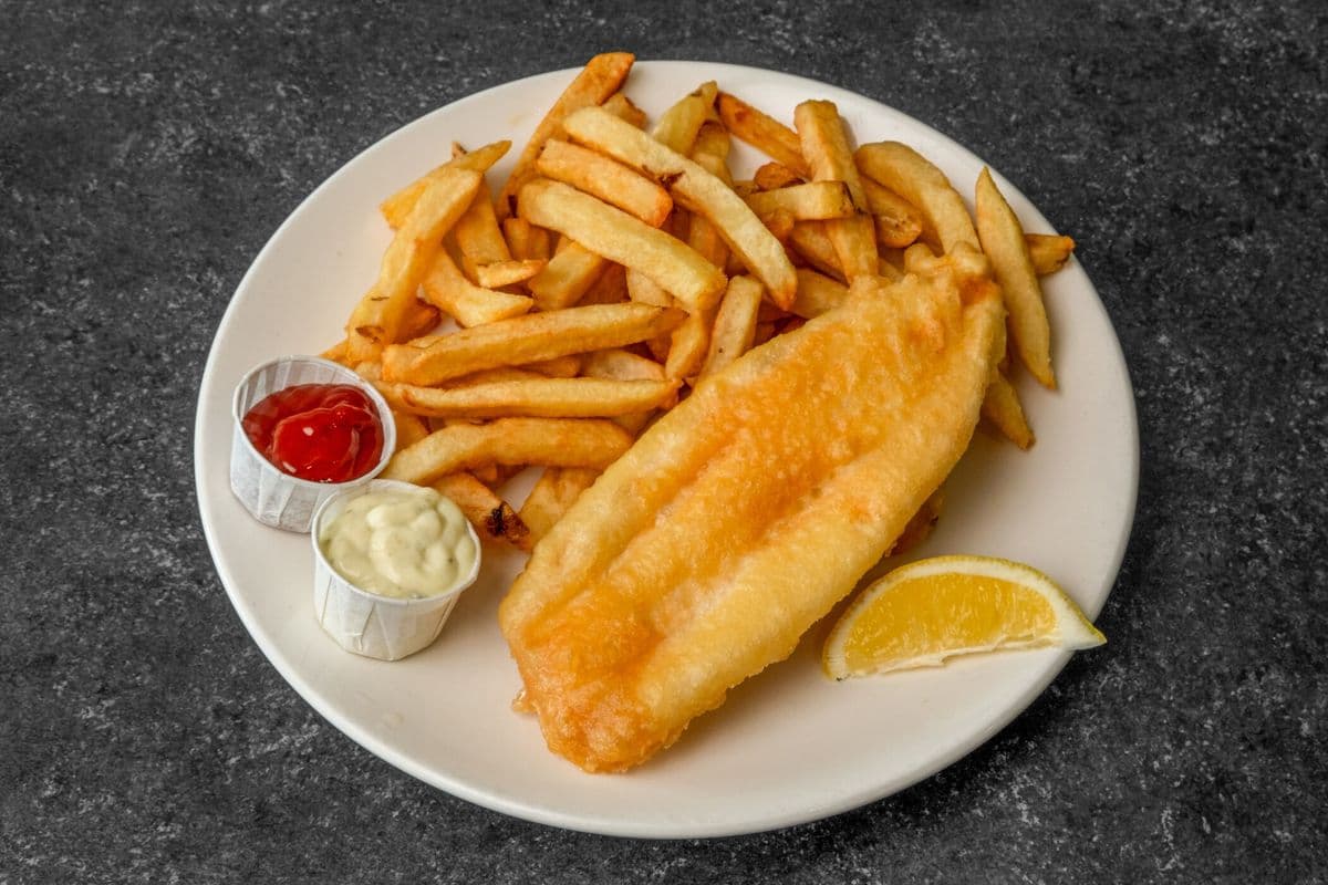 Halibut and Chips