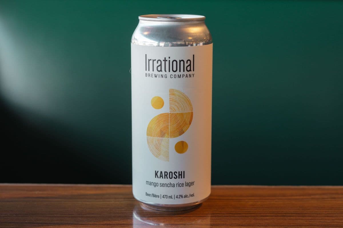 Irrational Brewing KAROSHI (Mango Sencha Rice Lager) (1 x 473ml)