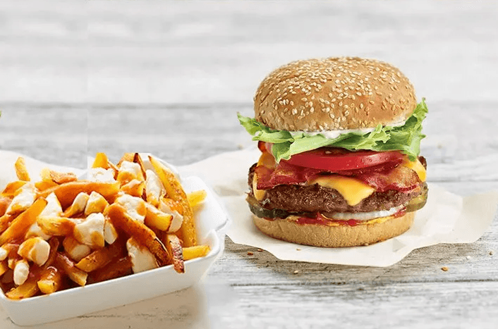Burger Poutine Combo