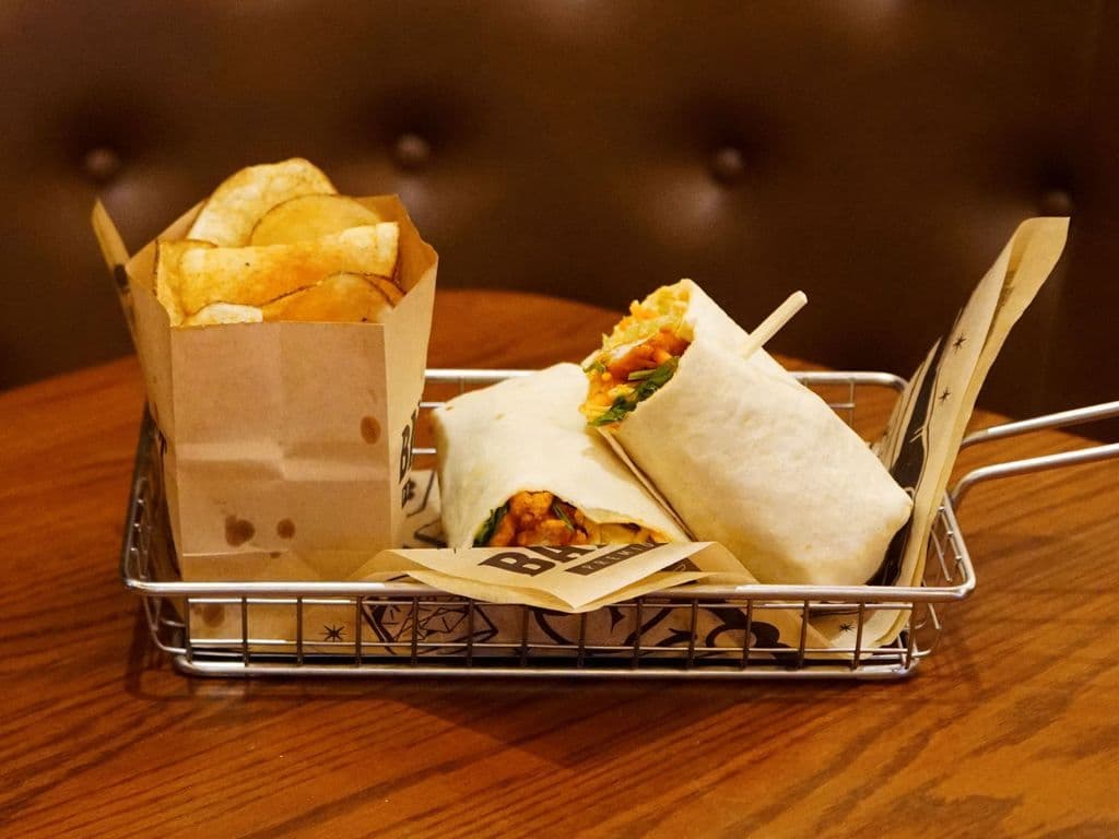 Korean Fried Chicken Wrap