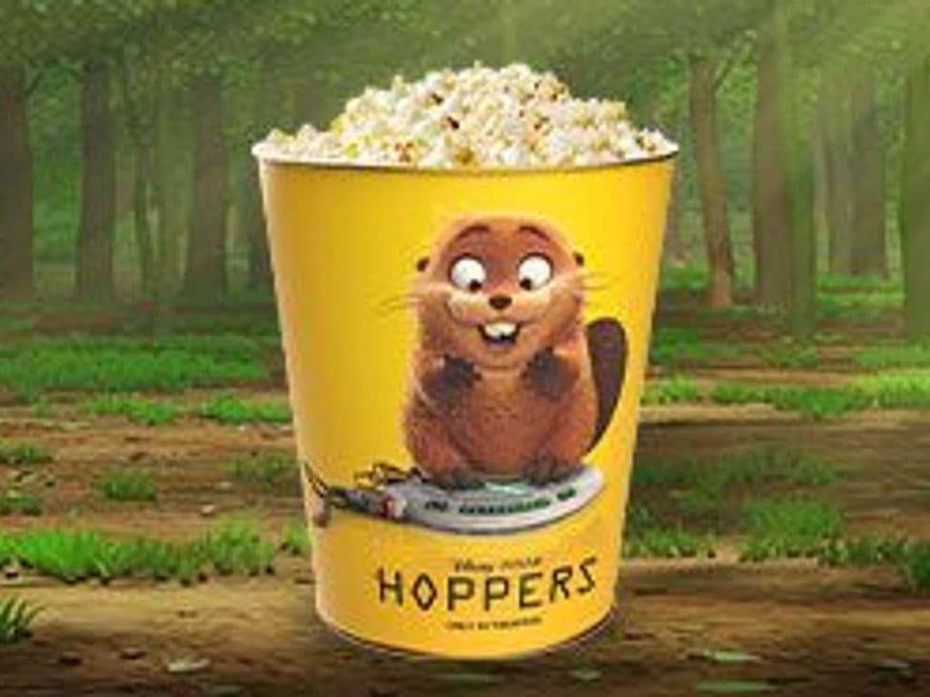 Hopper Collectable 130oz Tin Tub with Large Popcorn
