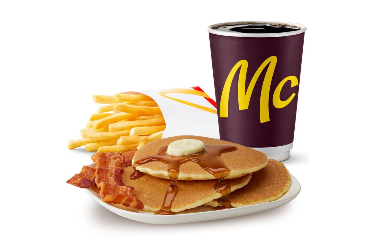 Hotcakes & Bacon Extra Value Meal [860.0 Cals]