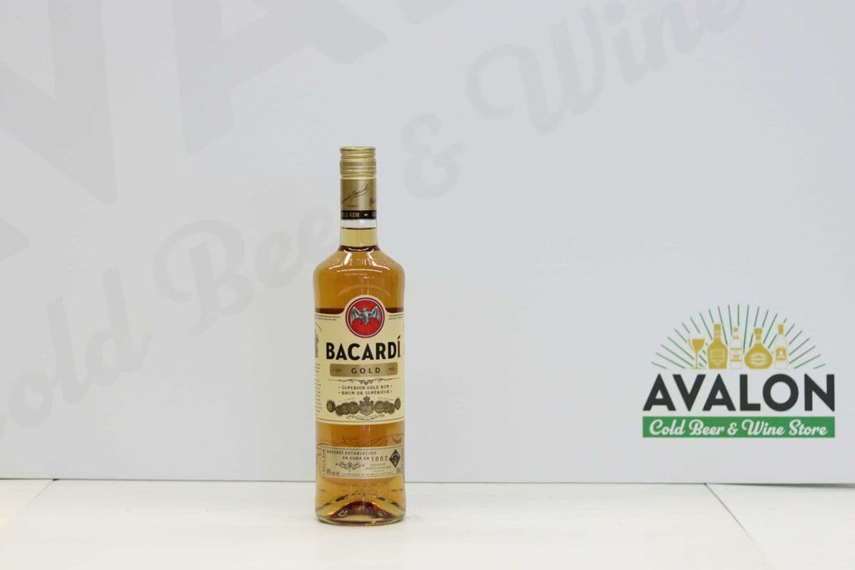 Bacardi Gold Rum 750ml Bottle (1 x 750ml)