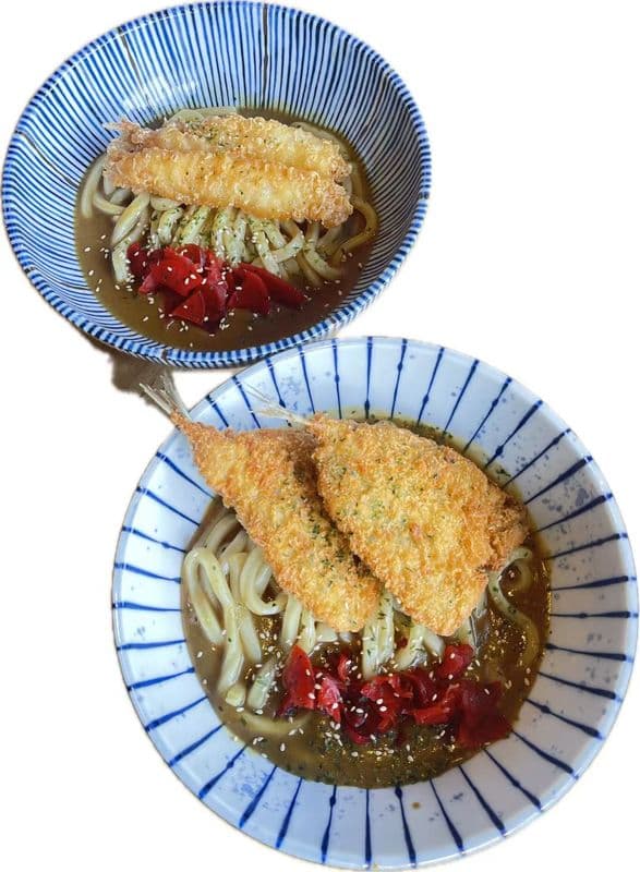 M13 Aji Fry Curry Udon / M13 竹荚鱼咖喱乌冬