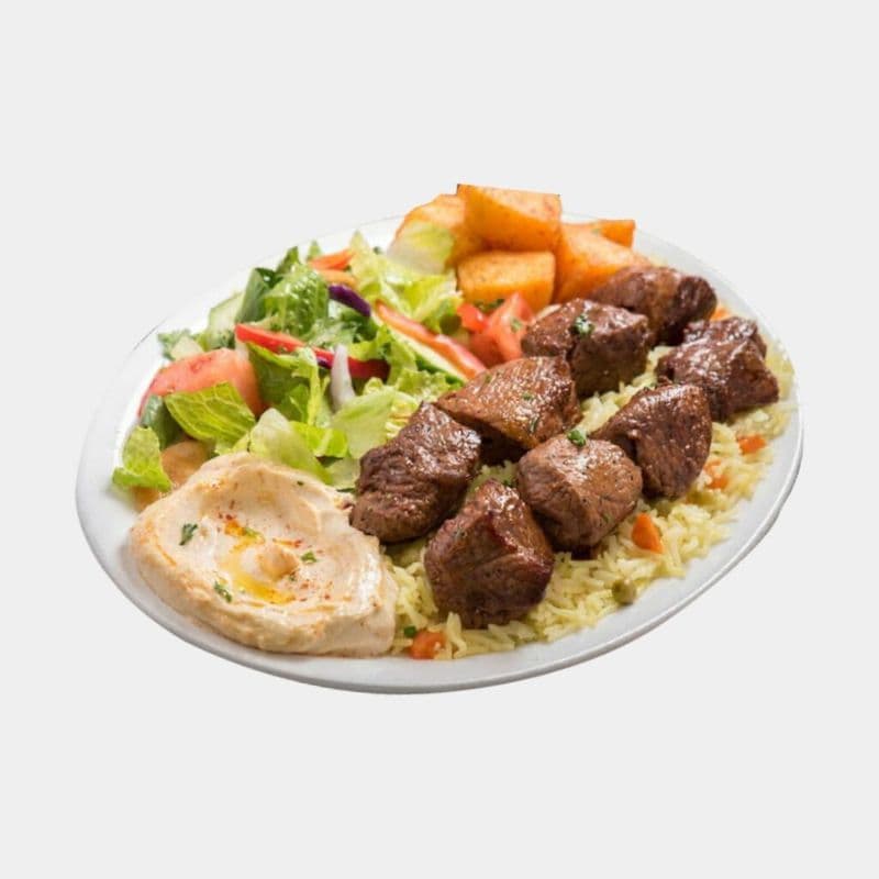 Beef Kabob Plate