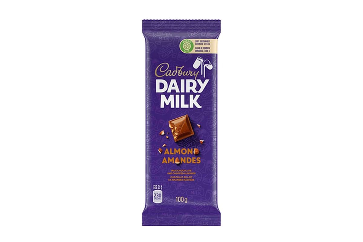 Cadbury Dairy Milk Almond 90g Tab
