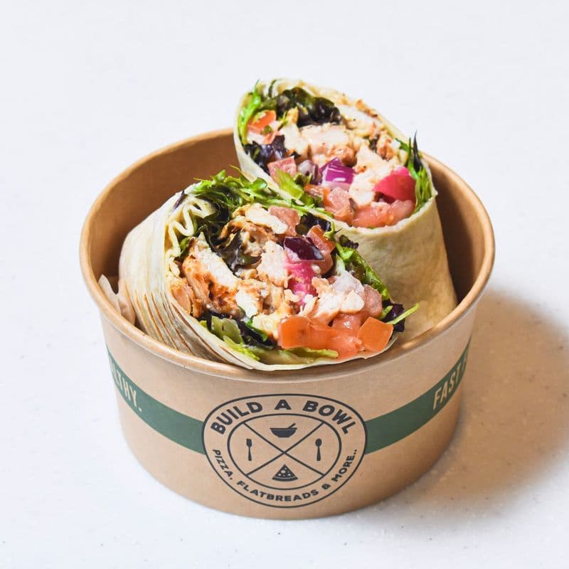 Mediterranean Chicken Wrap