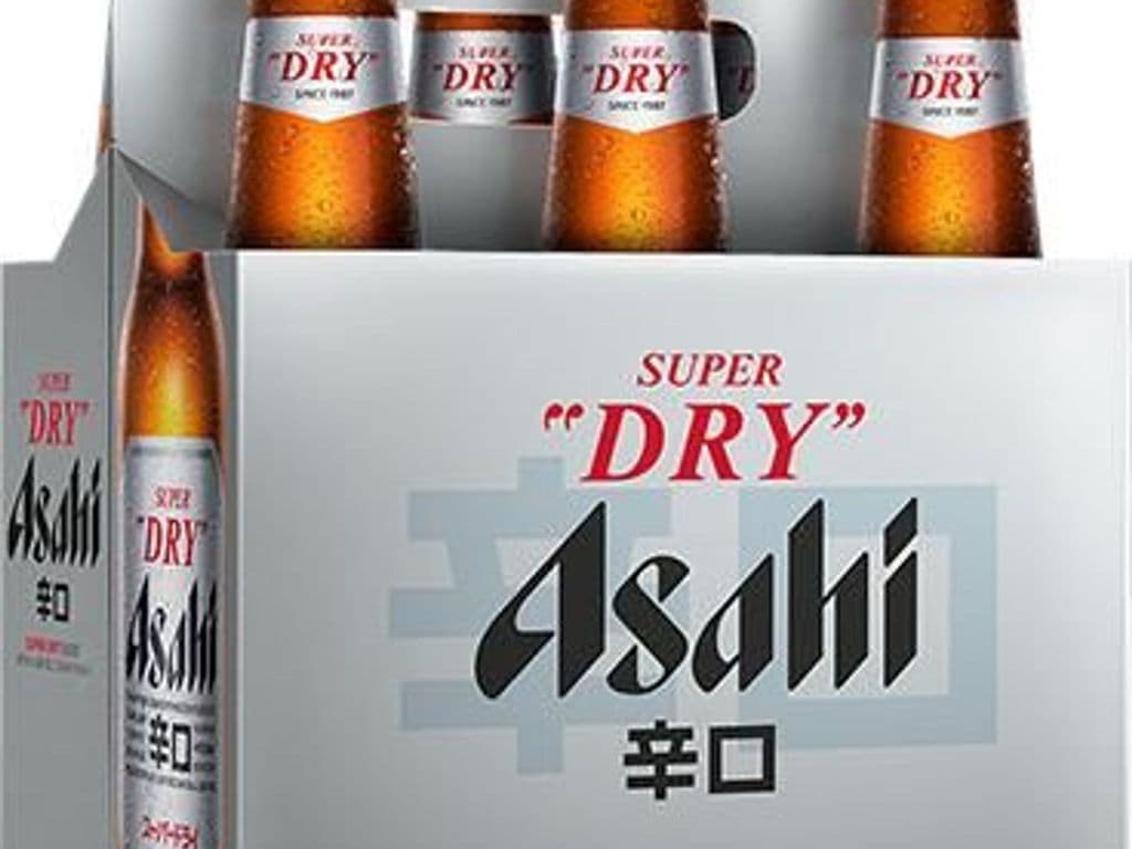 ASAHI Super Dry Bottle, 6 x 330ml