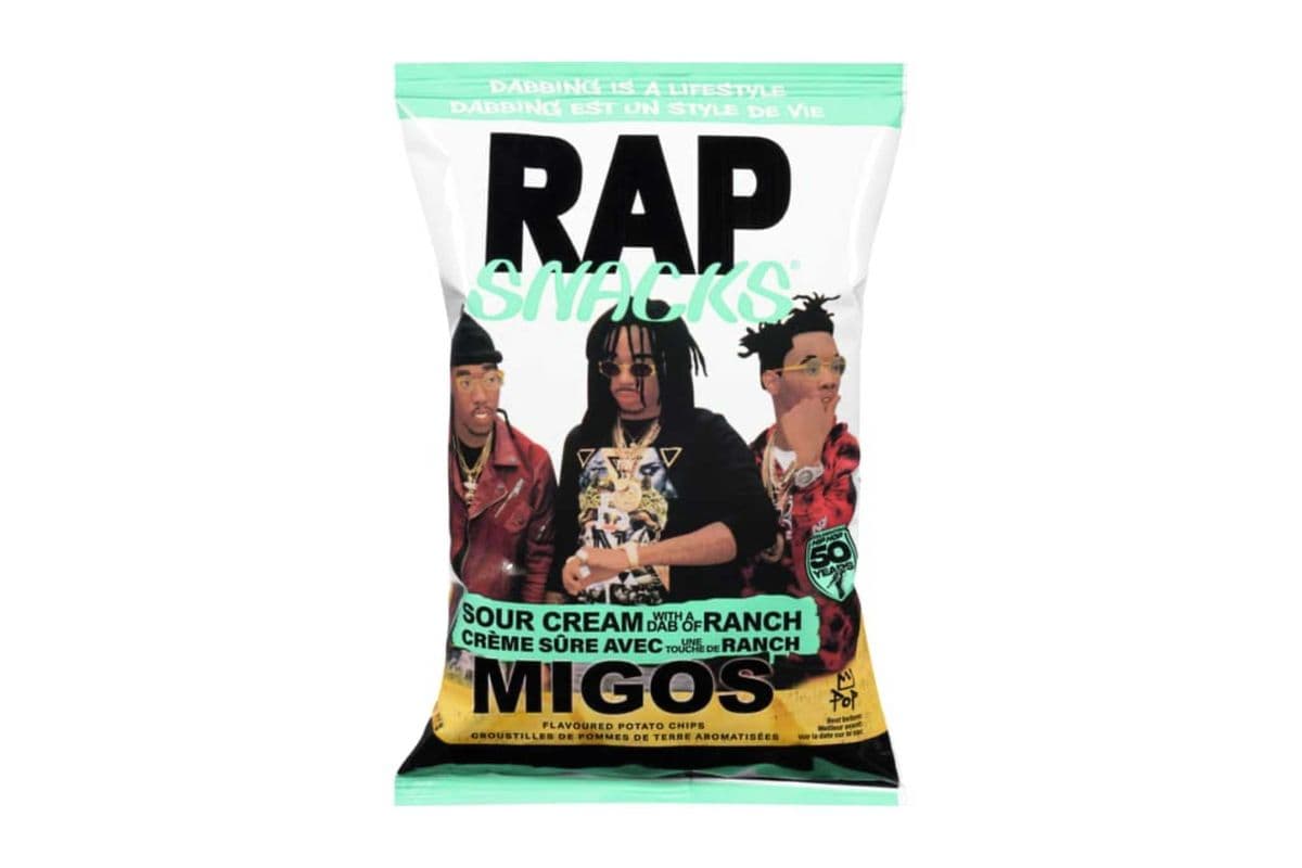 Rap snacks MIGOS (Sour Cream with a Dab of Ranch) (71 g)