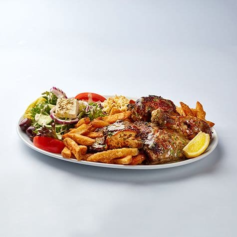 Assiette demi poulet