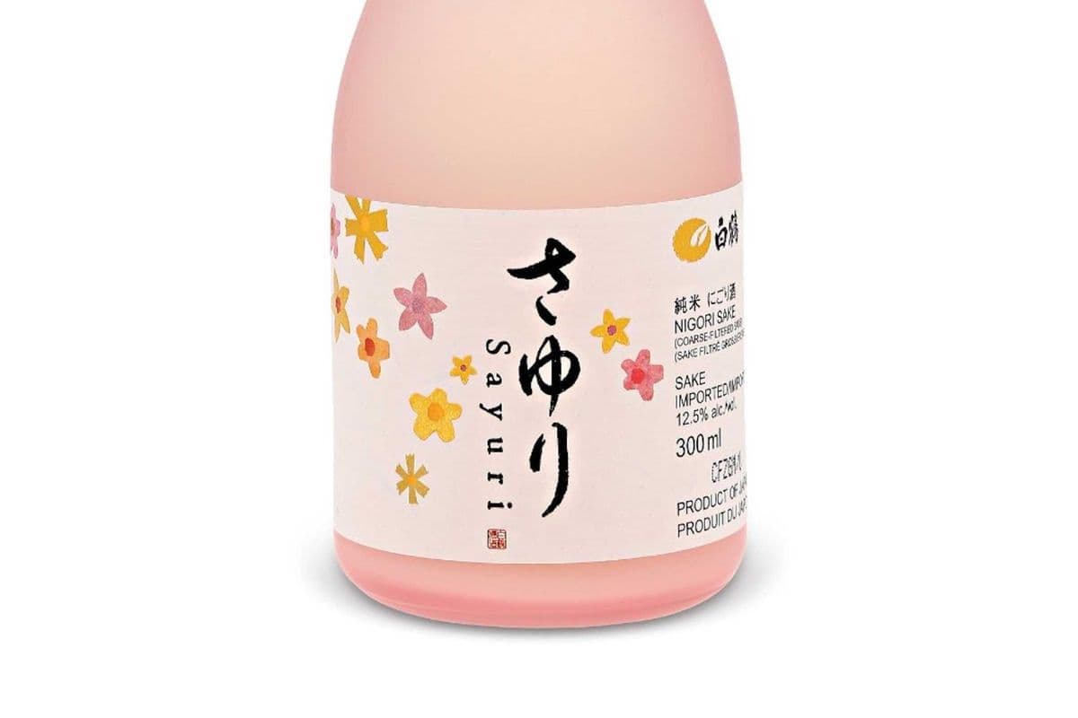 Hakutsuru Sayuri Nigori Pink Sake - 1x300ml (1 x 300ml)