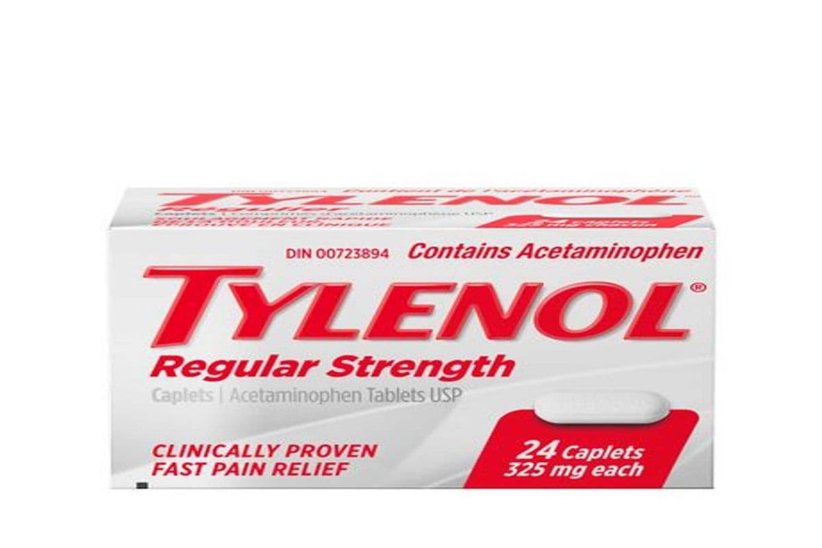 Tylenol Regular 325mg (24 tablets)