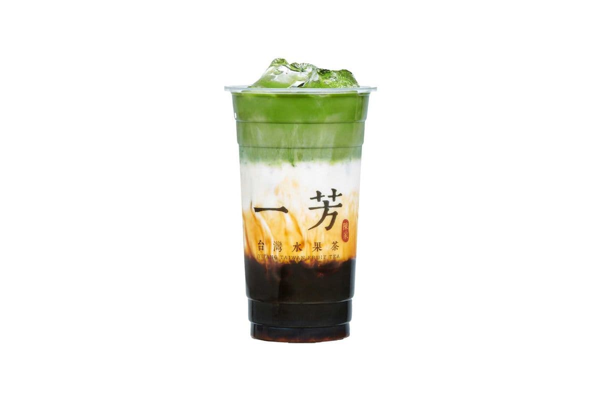Brown Sugar Pearl With Uji Matcha Latte 黑糖抹茶粉圆鲜奶