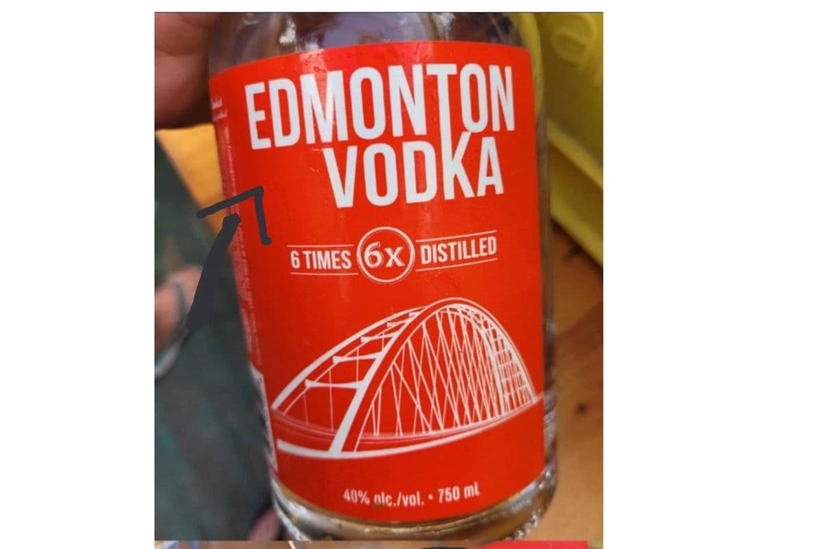 EDMONTON VODKA 6*DISTILLED (1 x 750ml)