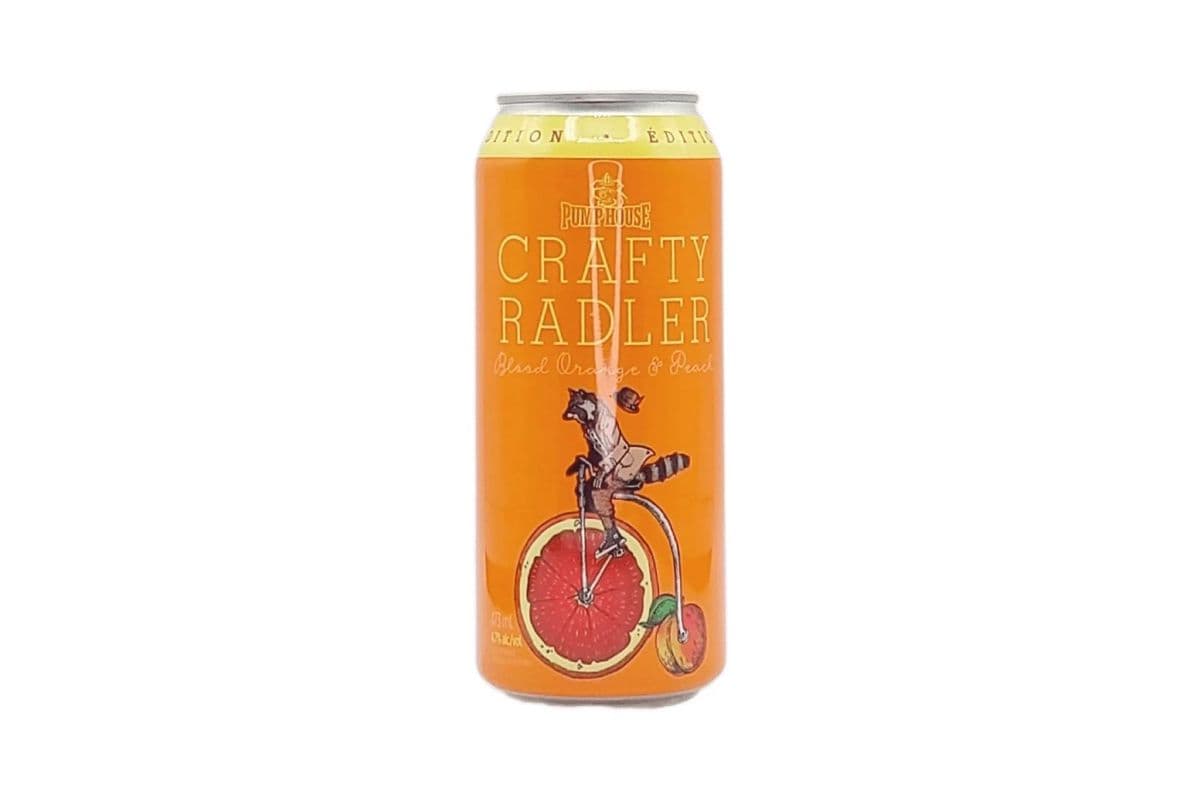 Pumphouse Crafty Radler Blood Orange & Peach (1 x 473mL Can)