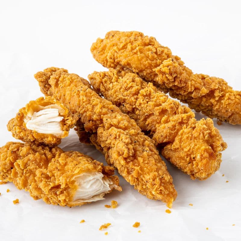 4 Filets de poitrine de poulet tendres et croustillants / 4 Tender and Crispy Chicken Breast Fillets