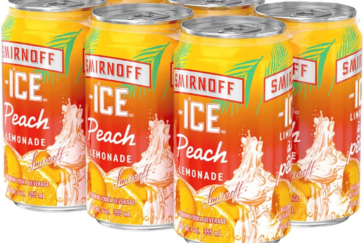 SMIRNOFF ICE PEACH LEMONADE (6 PACK) (6 x 355ML CAN)