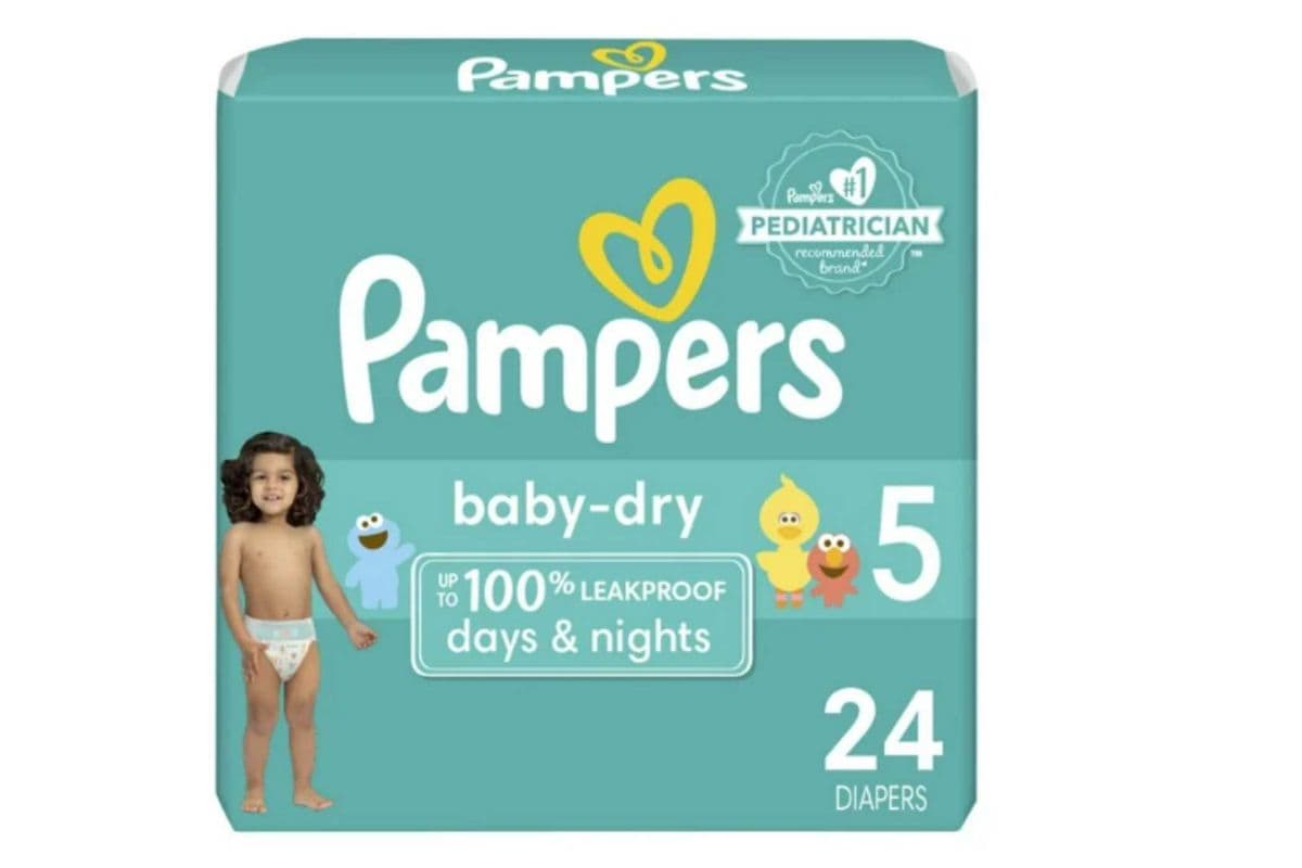 Pampers Baby Dry for 12+ kg 24 Diapers (24 Diapers)