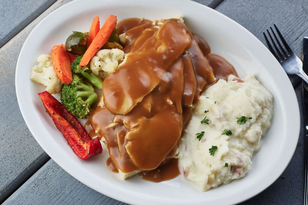 Hot Beef or Turkey Sandwich