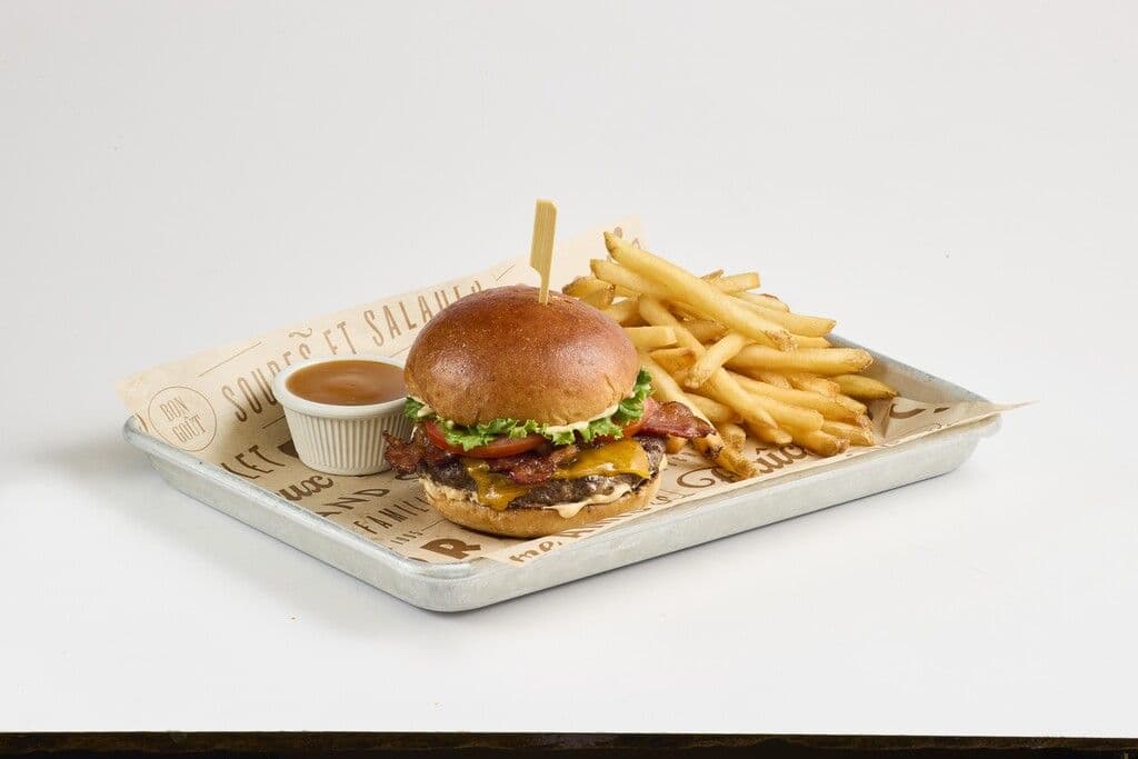 Cheeseburger au bacon / Bacon cheeseburger