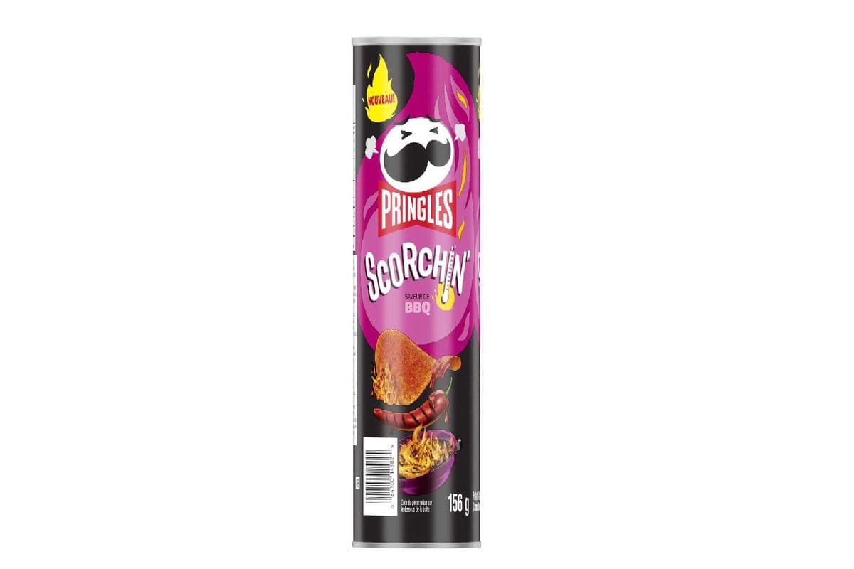 Pringles Scorchin Potato Chips (Barbecue) (5.5 oz)