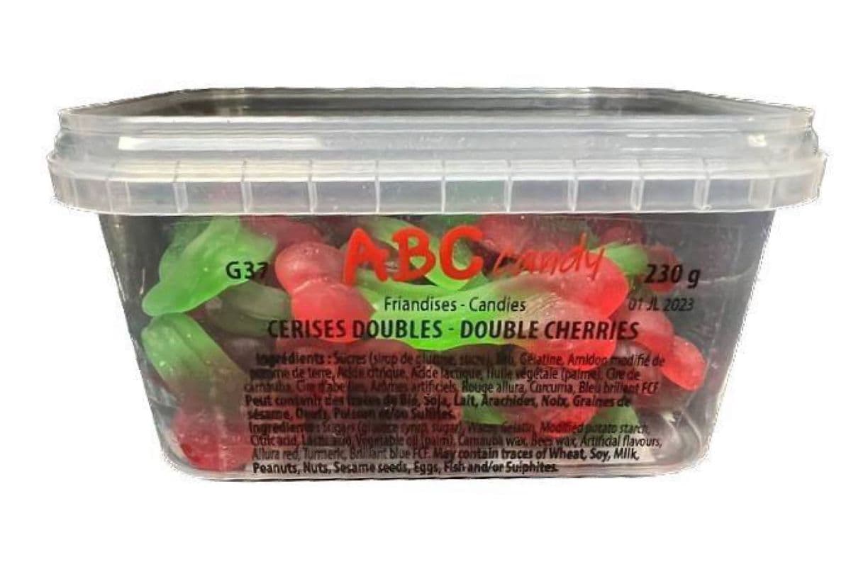 ABC Candy - Contenant - Cerises Doubles / Container - Double Cherries