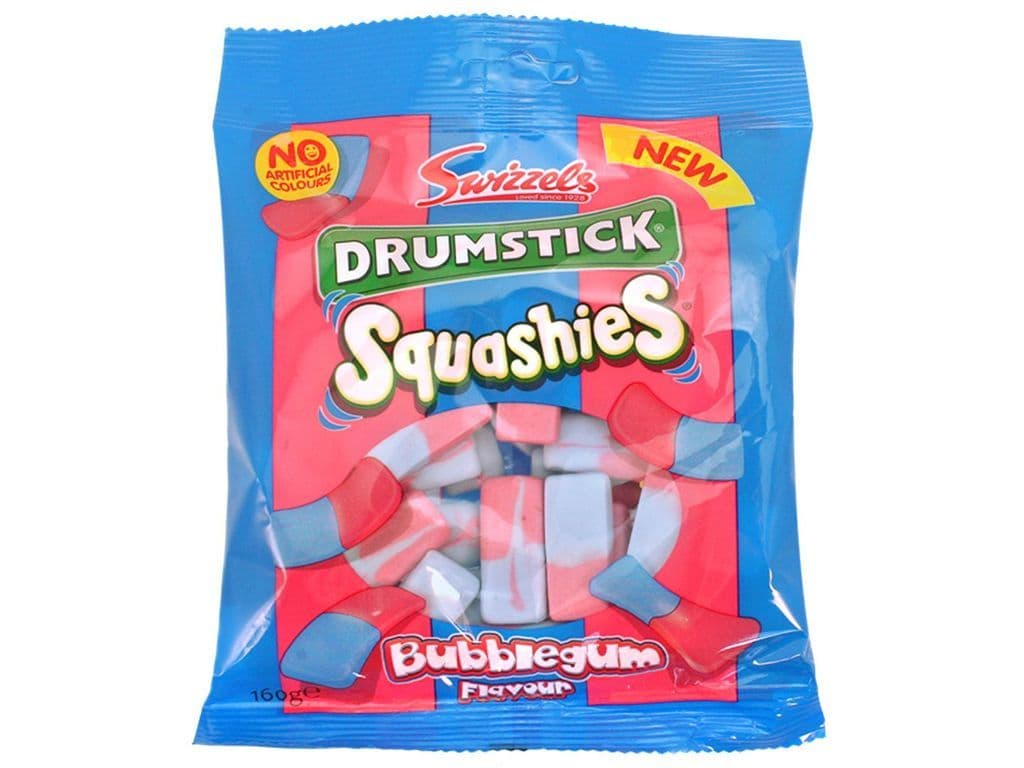 Swizzels Squashies Bubblegum UK Gummy Candy Bag