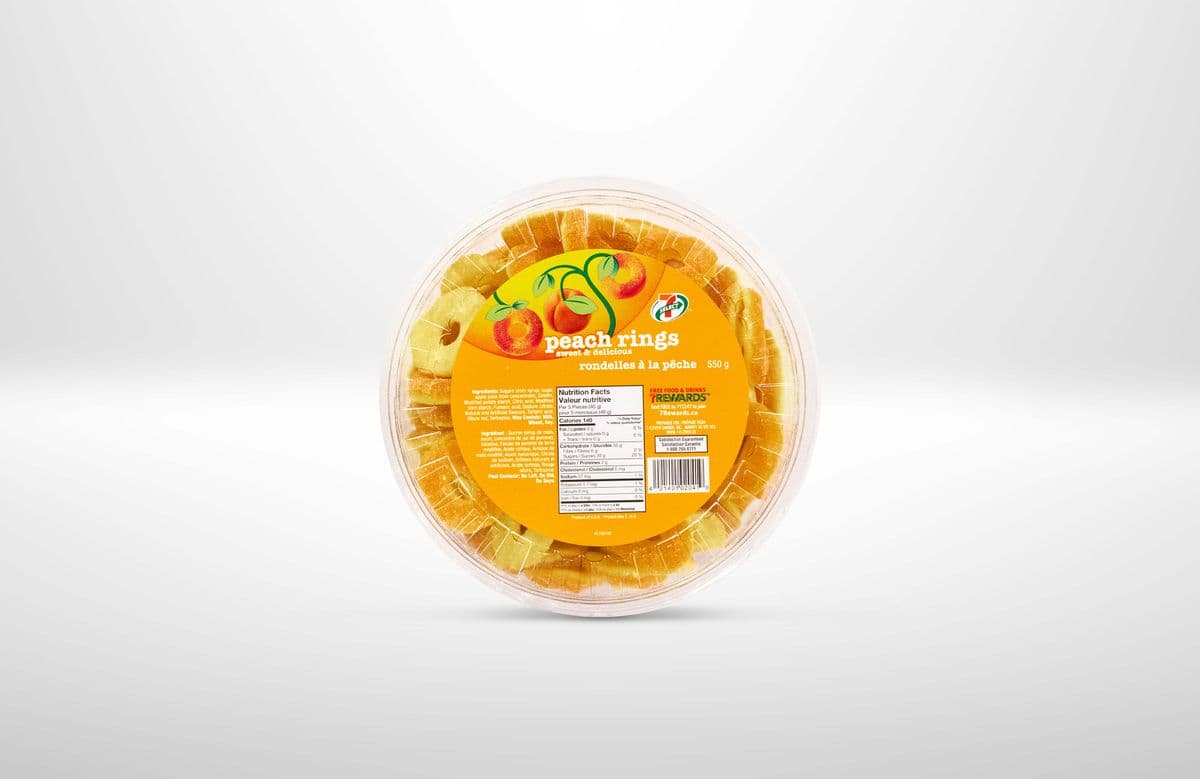 7-Select Peach Rings (550 g)