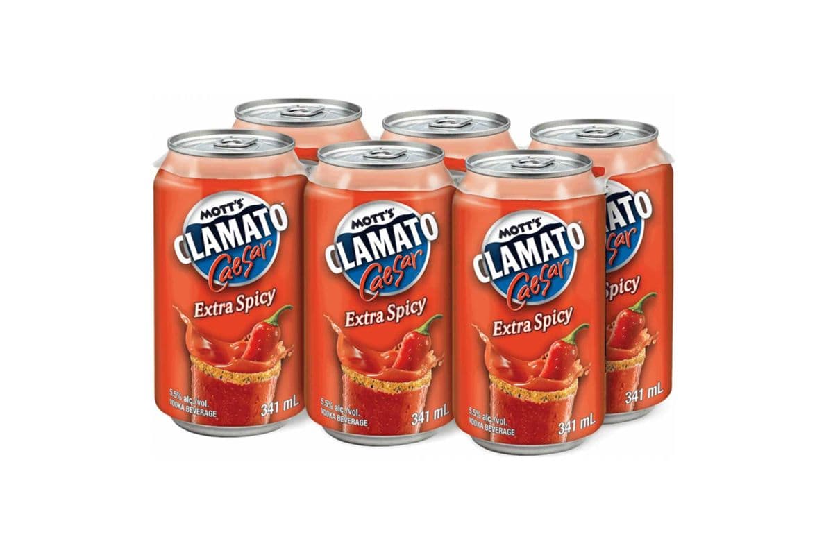 Mott's Clamato Extra Spicy (6 Pack) (6 x 341ml)