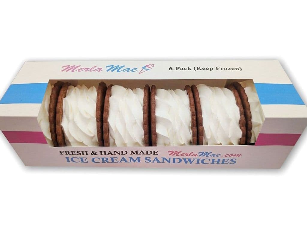(6-Pack) Vanilla Ice Cream Sandwiches