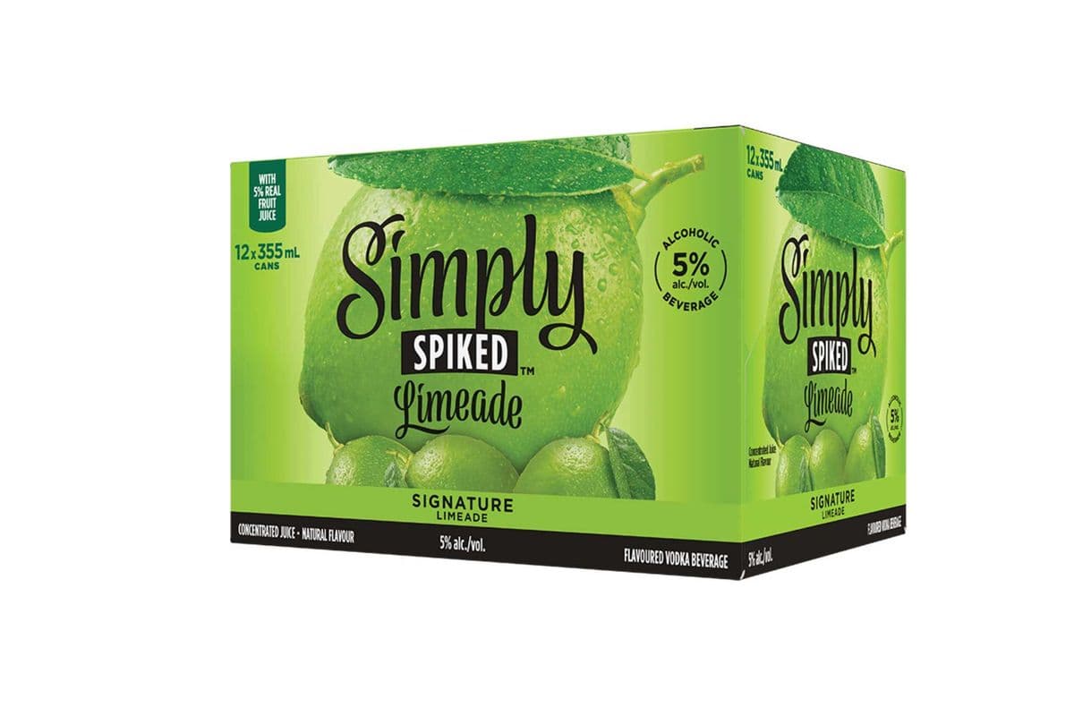 Simply Spiked Signature Limeade (12 x 355ml)
