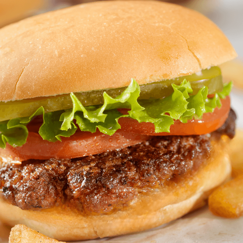 Assiette de hamburger / Hamburger Plate