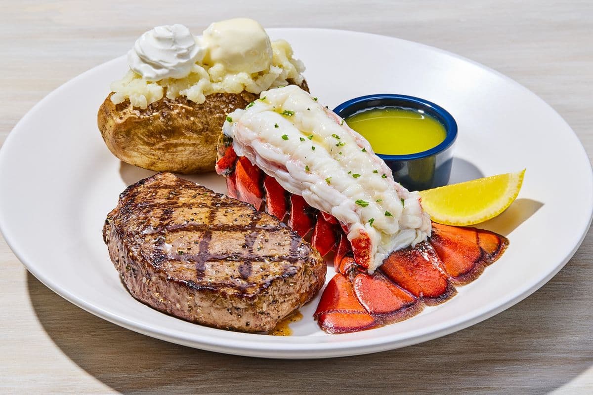 Surf & Turf Maritime Lobster Tail & 7 oz. Sirloin