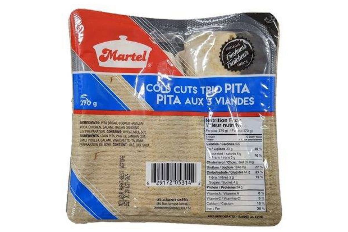 Martel - Pita aux 3 Viandes / Cold Cuts Trio Pita