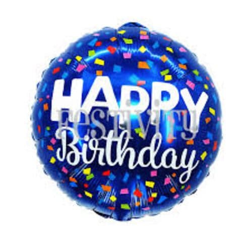 Balloon avec Différentes images/ Balloon with Happy Birthday