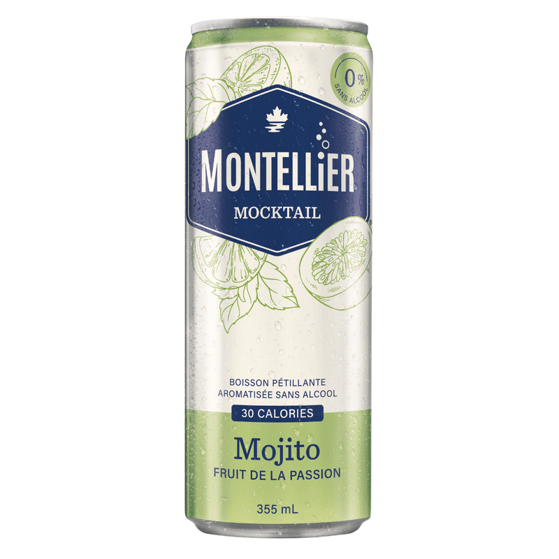 Eau Gazeuse à saveur Mojito Fruit de la passion / Passion Fruit Mojito Flavored Sparkling Water