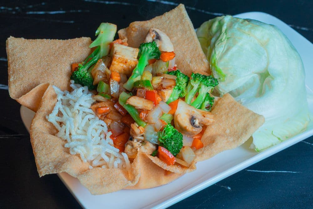 Tofu Lettuce Wrap