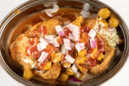 Channa samosa (assiette) / Channa Samosa (Plate)