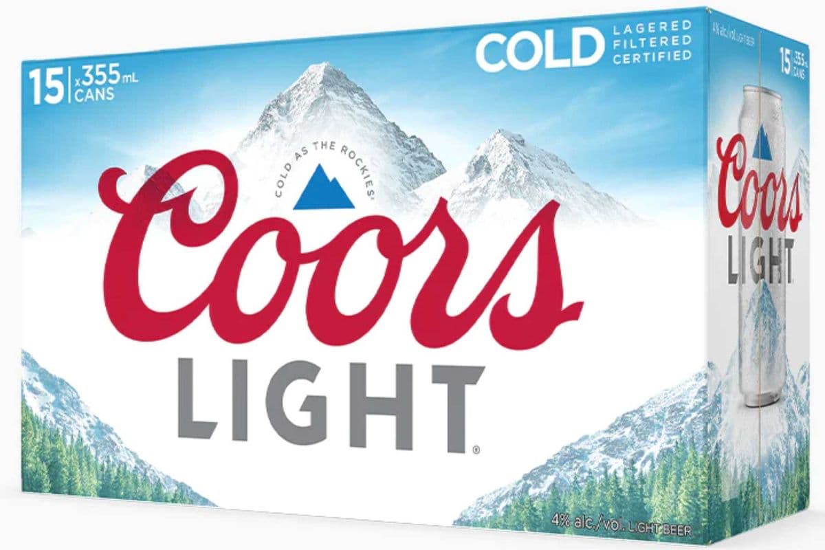 Coors Light (15 Cans) (15 x 355ml)