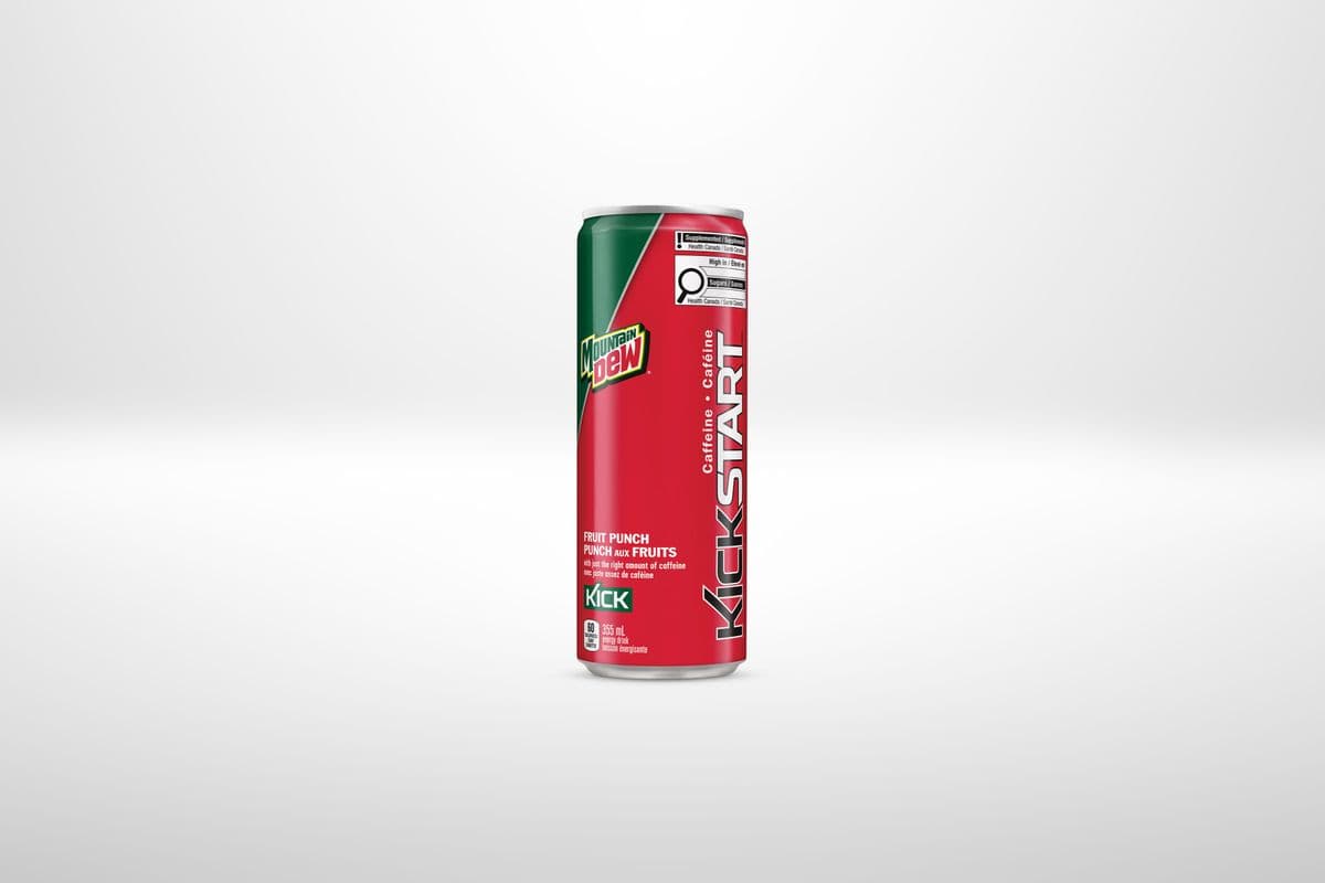Mountain Dew Kickstart Fruit Punch Sleek (355 ml)