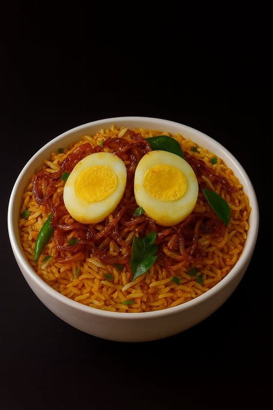 Egg Biryani / Biryani aux œufs