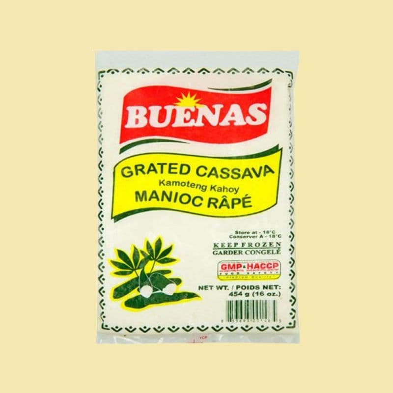 Grated Cassava (Kamoteng Kahoy) 16oz - Buenas