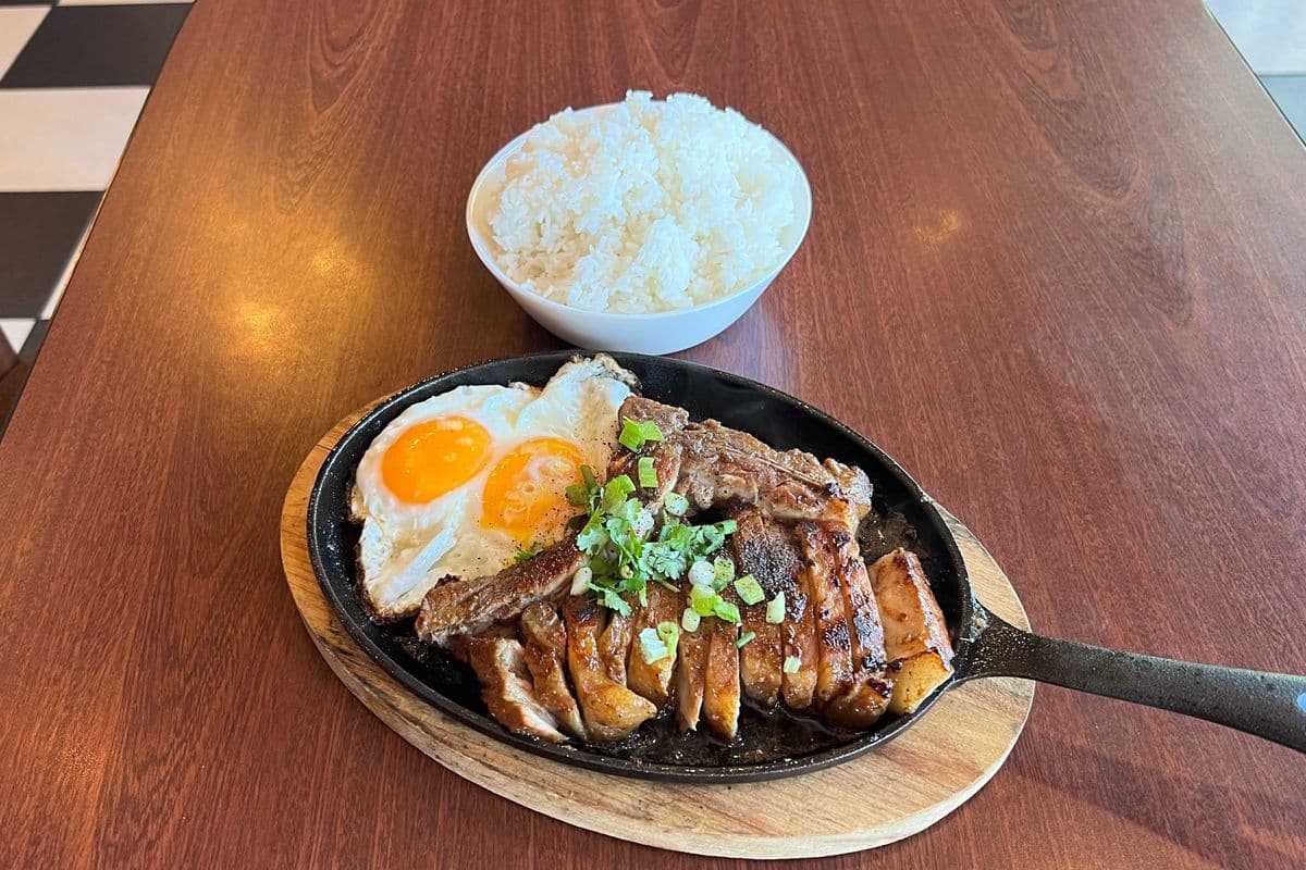 Pork Chop and egg rice bowl