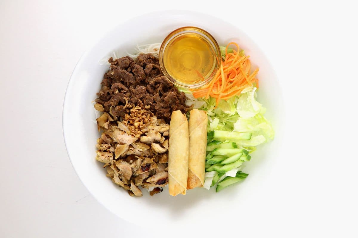 B5. Lemongrass Chicken and Beef