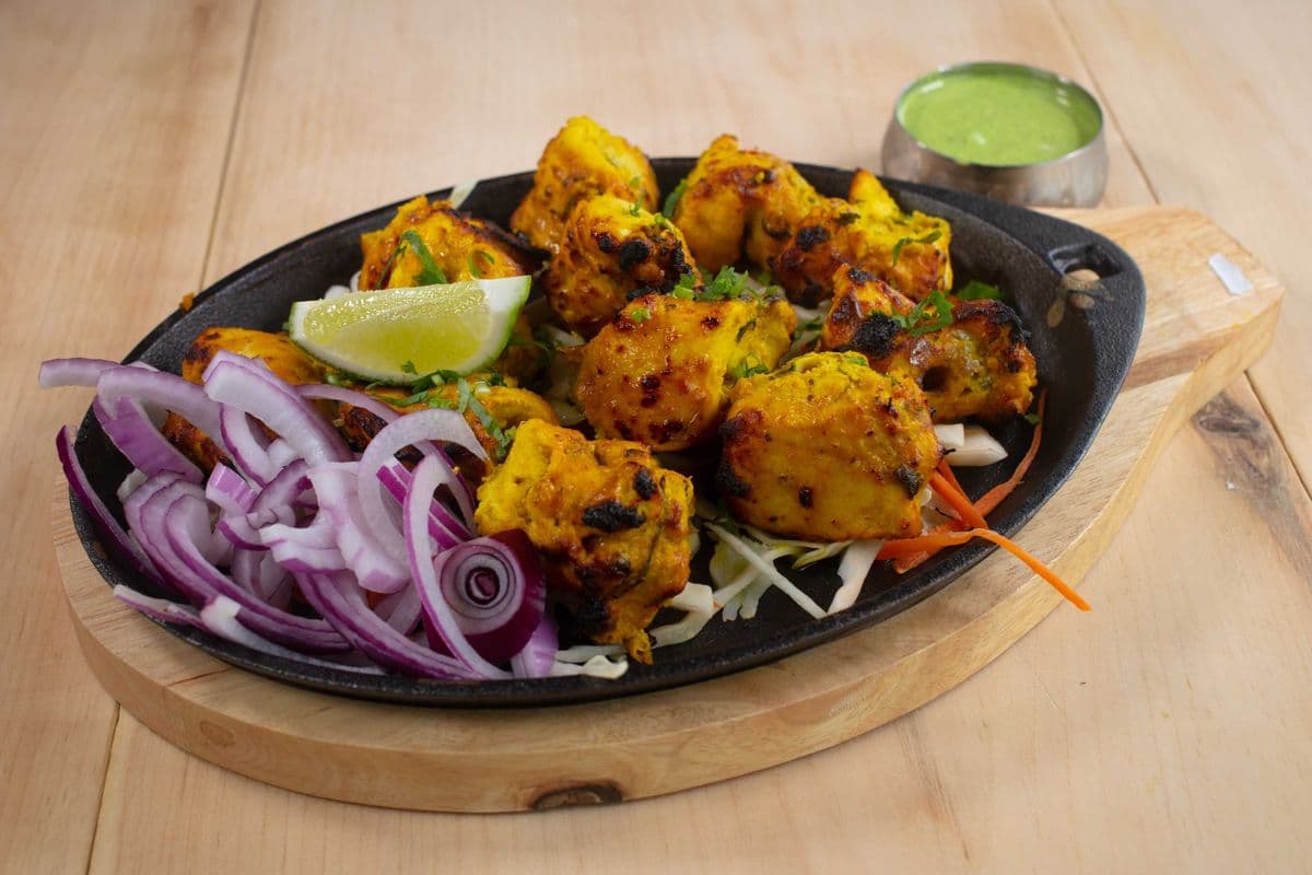 10. Achari Tikka (Boneless White Meat)