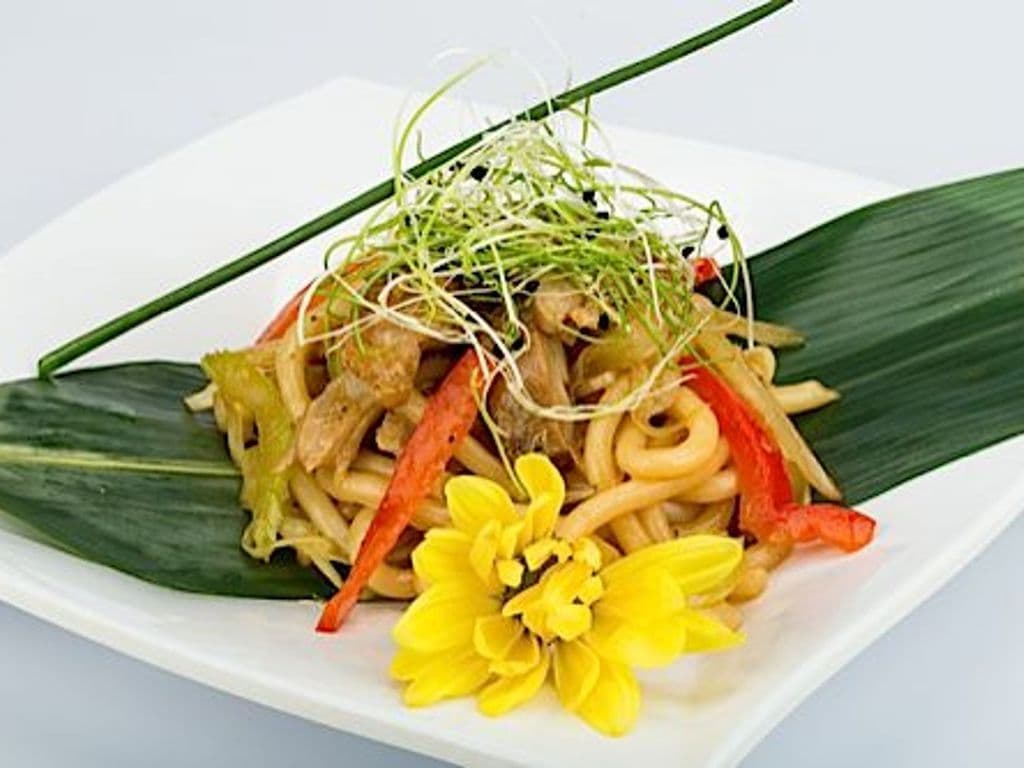 Chicken Fried Udon 