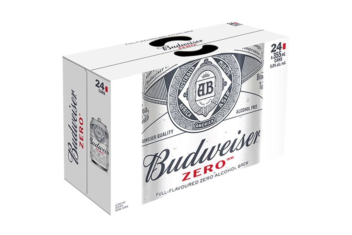 Budweiser Zero (24 x 355mL cans)