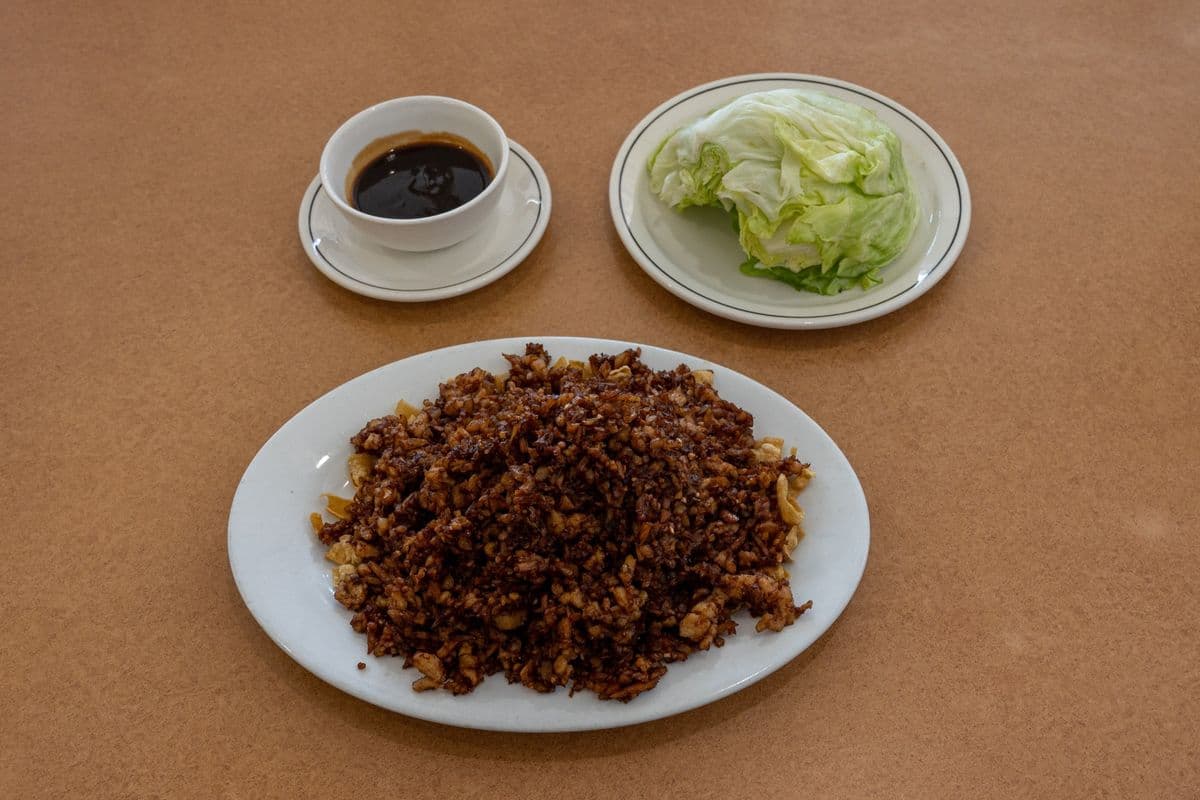 1. Minced Beef or Chicken with Lettuce Wrap