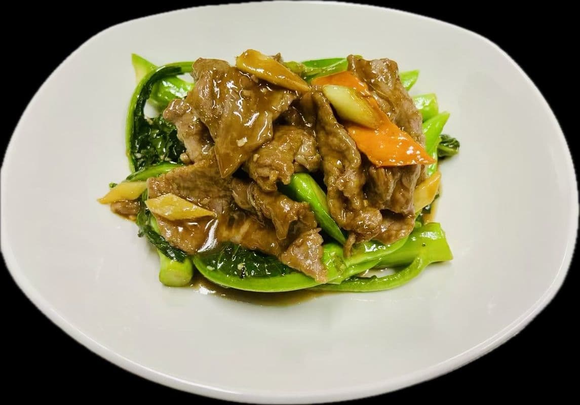 Beef with Chinese Broccoli / Boeuf avec Brocoli Chinois/